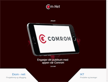 Tablet Screenshot of com-net.no